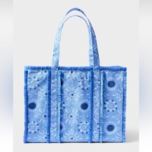 Roller rabbit x target star medallion fringe canvas tote bag